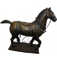 cheval en bronze BRZ1697 ( H .45 x L .53 Cm )