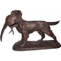 chien en bronze BRZ1699 ( H .35 x L .57 Cm )