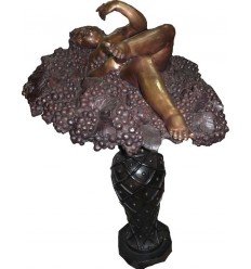 Sculpture bronze enfant BRZ1700 (H 150 X L 100 CM)