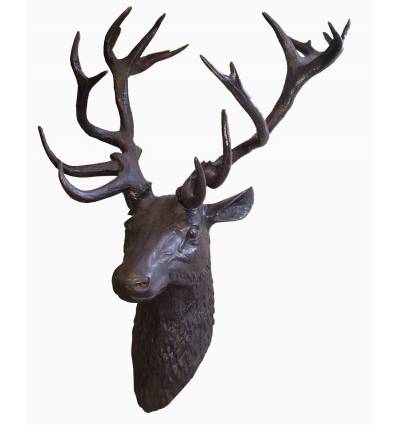 Cerf en bronze BRZ1421 ( H .134 x L .92 Cm )