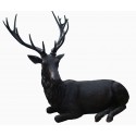 Cerf en bronze BRZ1537 ( H .175 x L .230 Cm )