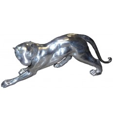 Guépard en Aluminium ALU0152 ( H .45 X L . 140 CM )