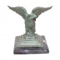 Aigle en bronze BRZ0900v-SM  ( H .17 x L .17 Cm )  Poids : 1.5 Kg 