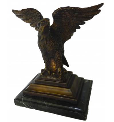 Aigle en bronze BRZ0900-SM ( H .17 x L .17 Cm ) Poids : 1.5 Kg 