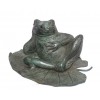 grenouille en bronze BRZ0005v ( H .12 x L . 19 Cm ) Poids : 1.5 Kg 