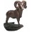 Bélier en bronze BRZ0874 ( H .23 x L .20 Cm ) Poids : 2 Kg