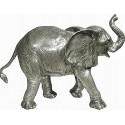 Sculpture d'un éléphant en aluminium Réf : ALU1134