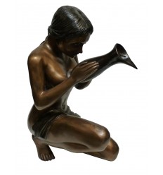 Sculpture bronze enfant BRZ0689-30