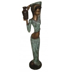 Sculpture africaine en bronze BRZ0006-50