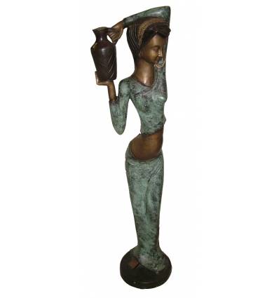 Sculpture africaine en bronze BRZ0006-50