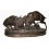 Sculpture en bronze "combat de cerfs" Réf : BRZ1536