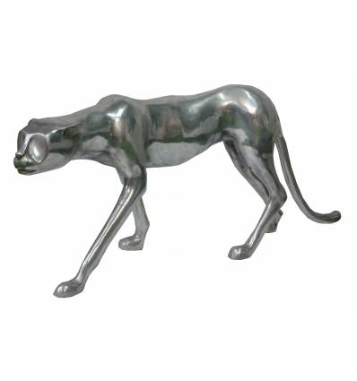 Chien en Aluminium ALU0108 ( H .41 X L . 107 CM )