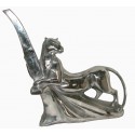 Sculpture félin en aluminium Réf : ALU1592