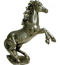 Sculpture d'un cheval en aluminium Réf : ALU1435