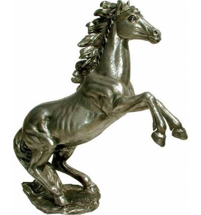 Sculpture d'un cheval en aluminium Réf : ALU1435