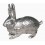 Sculpture d'un lapin en aluminium Réf : ALU0601