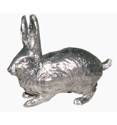 Sculpture d'un lapin en aluminium Réf : ALU0601