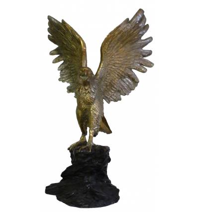 Aigle en bronze BRZ0424o ( H.104 x L.71 cm) Poids : 35 kh