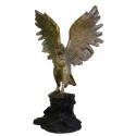 Aigle en bronze BRZ0424o ( H.104 x L.71 cm) Poids : 36 kg