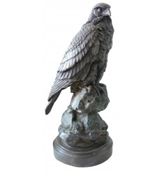 Bronze animalier : aigle en bronze BRZ0977v ( H .28 x L . Cm ) Poids : 2 Kg 