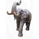 Bronze animalier :Eléphant en bronze BRZ0902 ( H .129 x L .165 Cm ) Poids : 90 Kg 