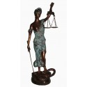 Sculpture de la Justice en bronze BRZ0910V-16 ( H .40 x L .20 Cm )