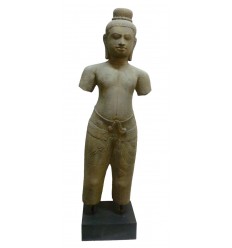 Sculpture artisanale en pierre du Temple d'Angkor : Réf PIER6