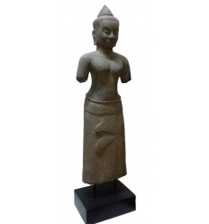 Sculpture artisanale en pierre du Temple d'Angkor : Réf PIER12
