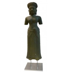 Sculpture artisanale en pierre du Temple d'Angkor : Réf PIER26