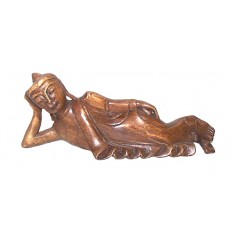 36 Cm - bouddha en bois - Ref. : BOU38