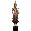 215 Cm - boudhha en bois - Ref. : BOU23