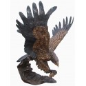 aigle en bronze BRZ0473m ( H .139 x L .111 Cm ) Poids : 102 Kg 