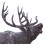 Cerf en bronze BRZ1402 ( H .201 x L .196 Cm )