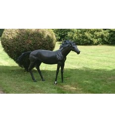 Bronze animalier :Cheval en bronze BRZ0362 ( H .137 x L .241 Cm )