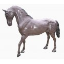 Cheval en bronze BRZ1631 ( H .185 x L .220 Cm ) Poids : 247 Kg 