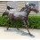 Cheval en bronze BRZ1454 ( H .220 x L .330 Cm ) Poids : 347 Kg 