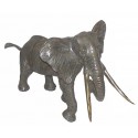 Bronze animalier :Eléphant en bronze BRZ0224 ( H .73 x L .140 Cm )