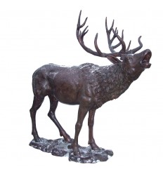 Sculpture cerf : RES1402