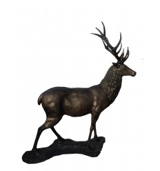 Sculpture cerf : RES1765