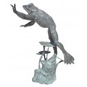 Sculpture grenouille en bronze réf: BRZ0745