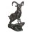 Bronze animalier : bouc en bronze BRZ0875- ( H .21x L .15 Cm ) Poids : 2 Kg 