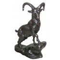 Bouc en bronze BRZ0875 ( H .21x L .15 Cm ) Poids : 2 Kg