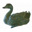 canard en bronze BRZ1361 ( H .18 x L .26 Cm ) Poids : 4.9 Kg 