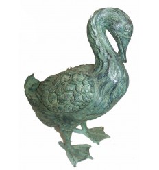 canard en bronze BRZ0194V ( H .30x L .27 Cm ) Poids : 5.5 Kg 